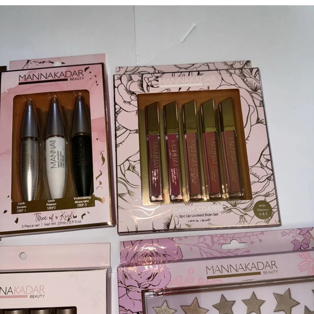 Huge lot of Manna Kadar Cosmetic Collection New in box